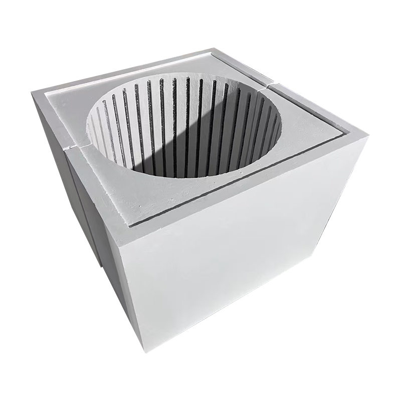 Блок модуля нагрева из керамического волокна для электропечи сопротивления